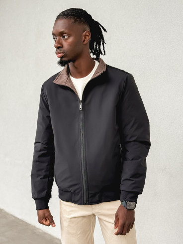 Veste réversible Ylan - Noir/Chocolat