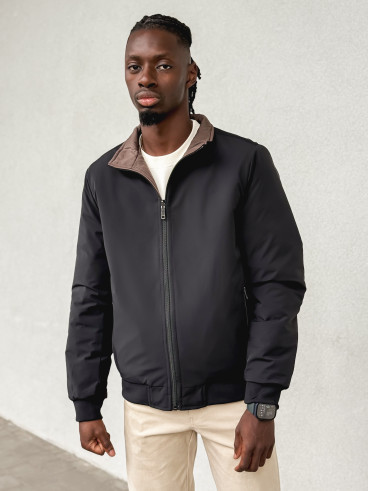 Veste réversible Ylan - Noir/Chocolat