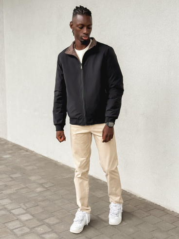 Veste réversible Ylan - Noir/Chocolat