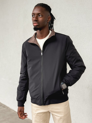 Veste réversible Ylan - Noir/Chocolat