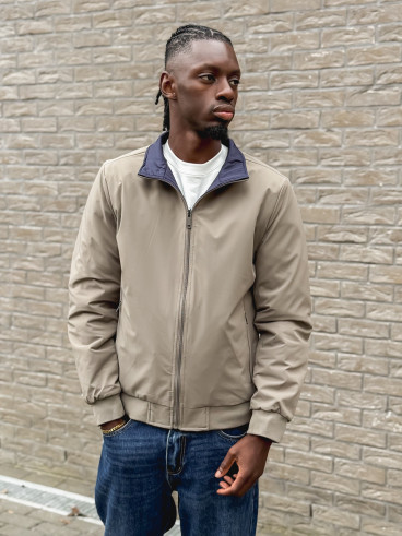 Veste réversible Ylan - Kaki/Bleu marine Veste réversible Ylan - Kaki/Bleu marine