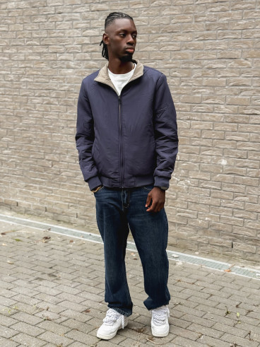 Veste réversible Ylan - Kaki/Bleu marine Veste réversible Ylan - Kaki/Bleu marine