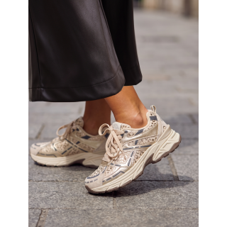 Basket Californie - Beige/gris