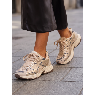 Basket Californie - Beige/gris