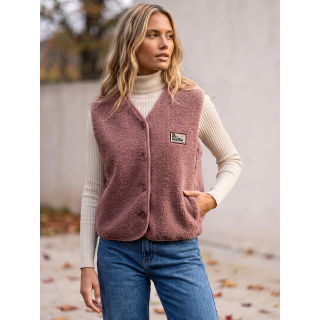 Gilet sans manches Maya - Vieux rose