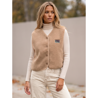 Gilet sans manches Maya - Camel