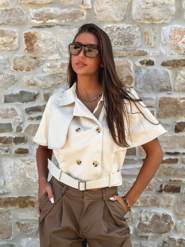 Trench court Corina - Beige Trench court Corina - Beige