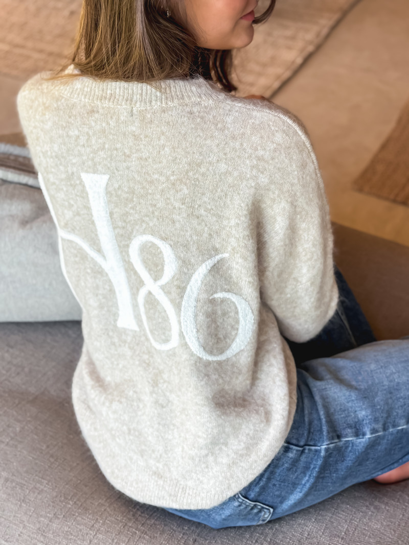 Pull Elyna - Beige clair
