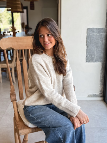 Pull Elyna - Beige clair