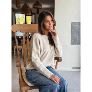 Pull Elyna - Beige clair
