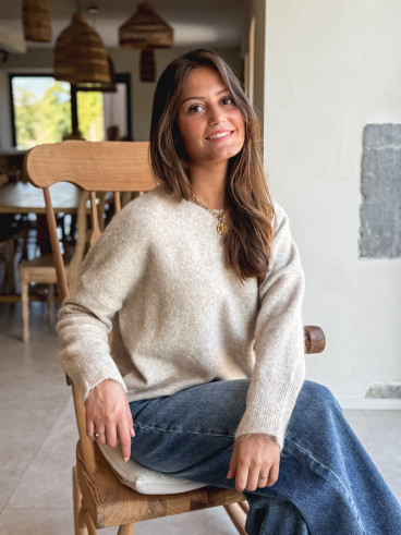 Pull Elyna - Beige clair