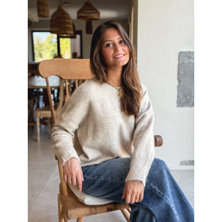 Pull Elyna - Beige clair