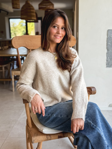 Pull Elyna - Beige clair