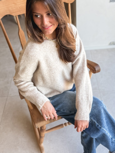 Pull Elyna - Beige clair Pull Elyna - Beige clair