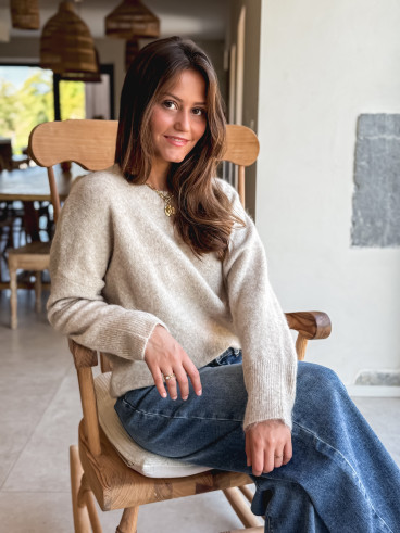 Pull Elyna - Beige clair