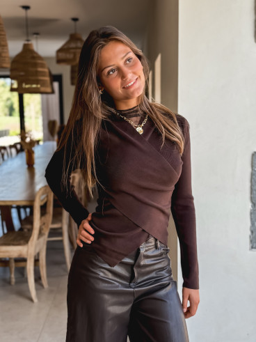 Pull Ella - Chocolat