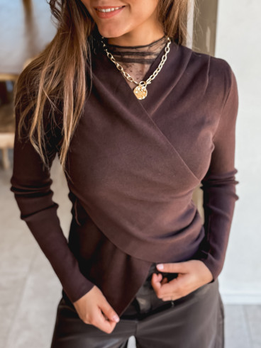 Pull Ella - Chocolat