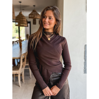 Pull Ella - Chocolat