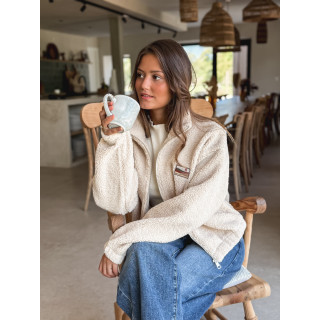 Gilet teddy Lalie - Beige