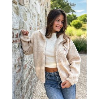 Gilet teddy Lalie - Beige