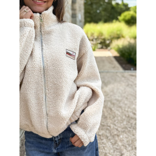 Gilet teddy Lalie - Beige