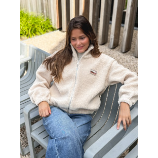 Gilet teddy Lalie - Beige