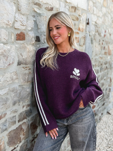 Pull Velina - Bordeaux