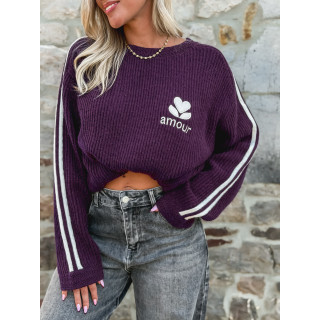 Pull Velina - Bordeaux