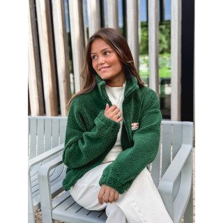 Gilet en teddy Mira - Vert sapin