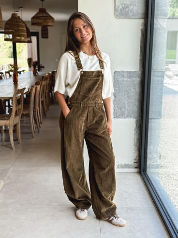 Salopette Nally - Kaki foncé