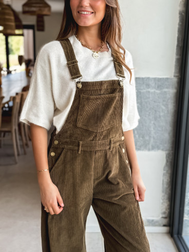Salopette Nally - Kaki foncé