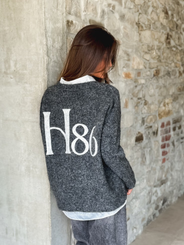 Pull Elyna - Gris foncé Pull Elyna - Gris foncé