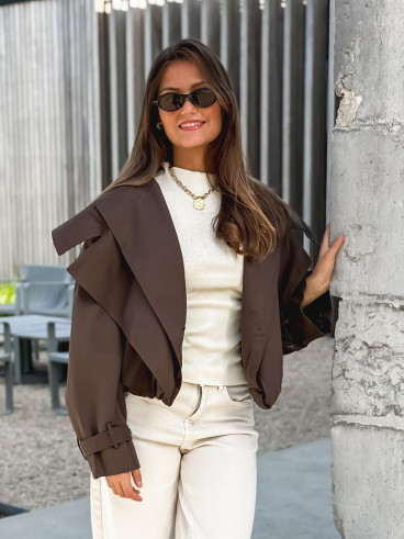 Veste Tania - Chocolat Veste Tania - Chocolat