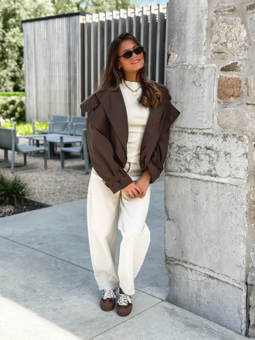 Veste Tania - Chocolat Veste Tania - Chocolat