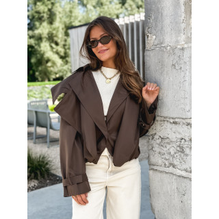 Veste Tania - Chocolat