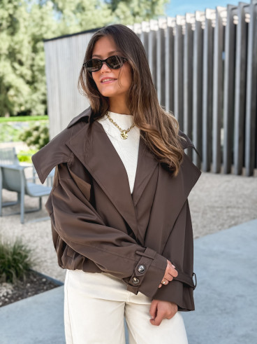 Veste Tania - Chocolat Veste Tania - Chocolat