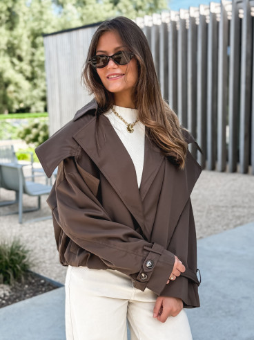 Veste Tania - Chocolat Veste Tania - Chocolat
