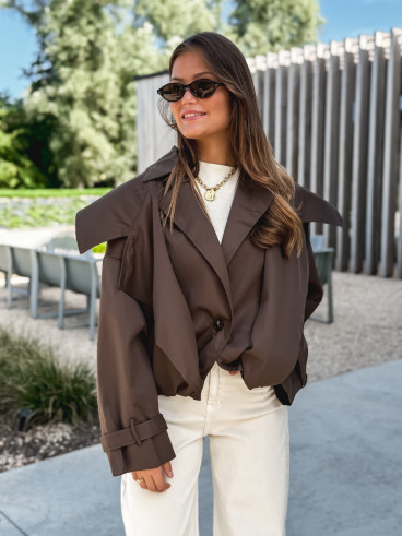 Veste Tania - Chocolat Veste Tania - Chocolat