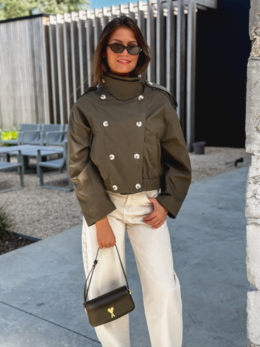 Veste courte Sophie - Kaki