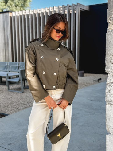 Veste courte Sophie - Kaki