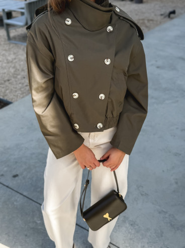 Veste courte Sophie - Kaki