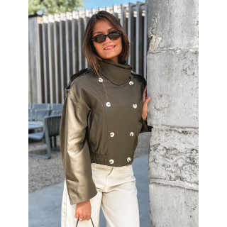 Veste courte Sophie - Kaki