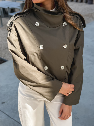 Veste courte Sophie - Kaki