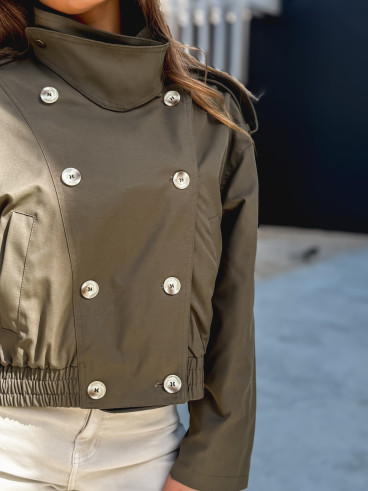 Veste courte Sophie - Kaki
