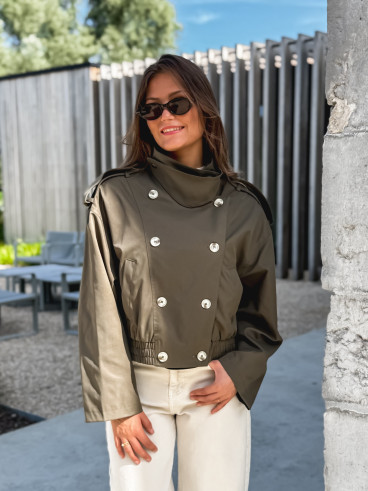 Veste courte Sophie - Kaki