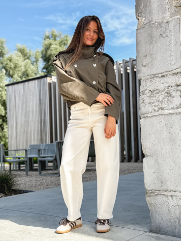 Veste courte Sophie - Kaki