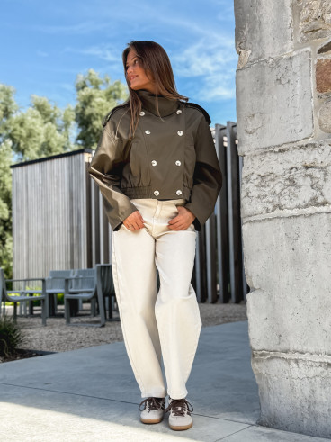 Veste courte Sophie - Kaki