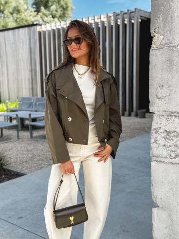 Veste courte Sophie - Kaki