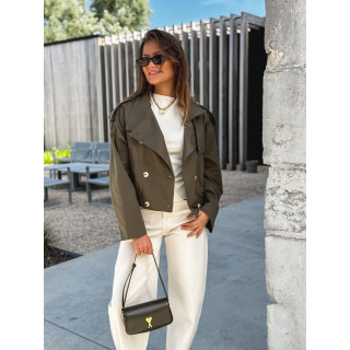 Veste courte Sophie - Kaki