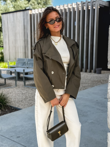 Veste courte Sophie - Kaki